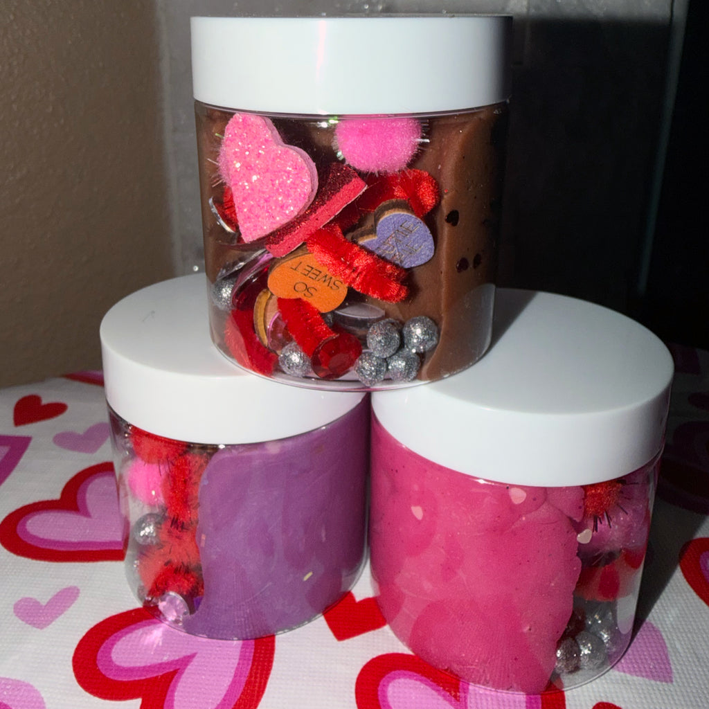 Valentine Dough Jars